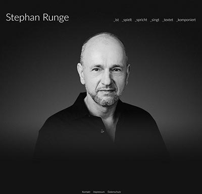 Webseite Stephan Runge